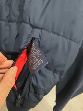 Cazadora Hackett Azul y Roja Talla 15/16 años