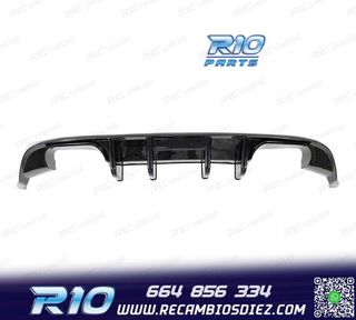 DIFUSOR VOLKSWAGEN VW GOLF 7.5 17-20 LOOK R LINE NEGRO BRILL