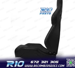 ASIENTO BAQUET UNIVERSAL CUERO NEGRO ESTILO SPORTSTER