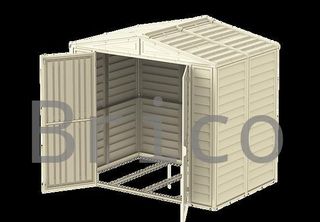 Caseta PVC Duramate III 160x239x185 cm - Duramax