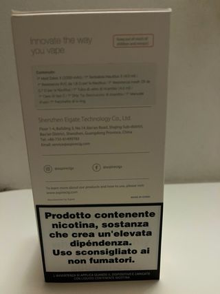 Kit Aspire Zelos 3 Metallic Silver