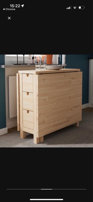 Mesa NORDEN Abatible Madera IKEA