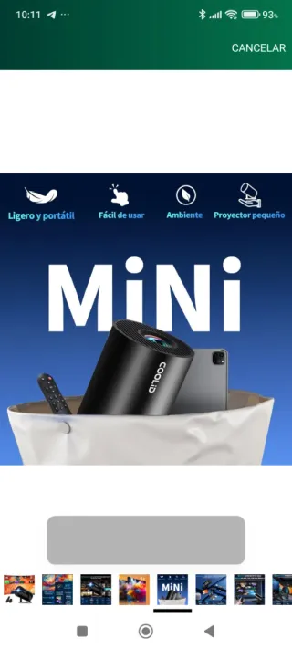 Mini proyector 4K nuevo a estrenar