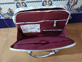 Maletín portátil estampado floral