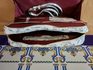 Maletín portátil estampado floral