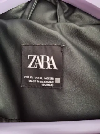 Chaleco acolchado Zara mujer negro