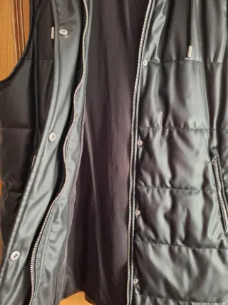 Chaleco acolchado Zara mujer negro