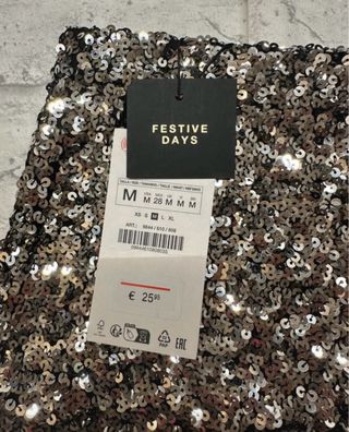 Shorts Lentejuelas Zara