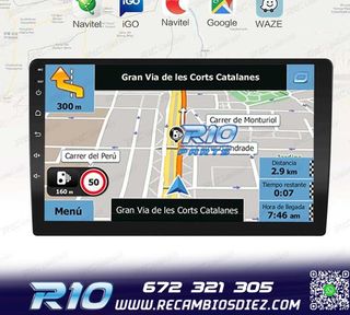 RADIO 9" GPS ANDROID 13 QUAD CORE 64GB ROM