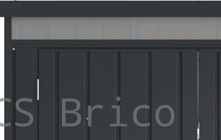 Caseta Armario Metálica Palladium 77x98x196 cm - Duramax