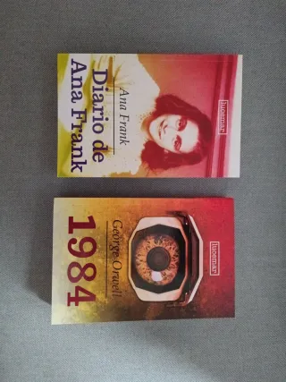 Diario de Ana Frank y 1984 de George Orwell