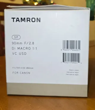 Tamron SP 90mm f/2.8 Di Macro 1:1 VC USD Canon