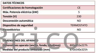 Plancha Eléctrica Acero Laminado Serie 100 - PLCE8100