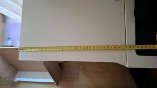 Escritorio Ikea Blanco y Verde