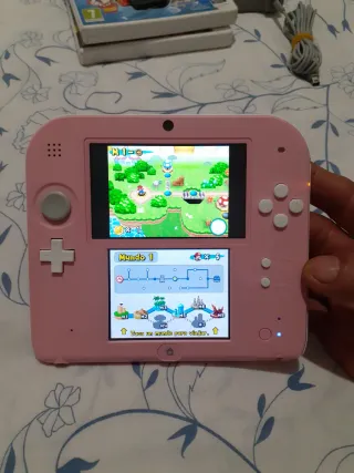 Nintendo 2DS Rosa + Giochi e Accessori