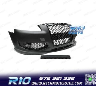 PARAGOLPES DELANTERO AUDI A3 8P 04-08 LOOK RS3 NEGRO