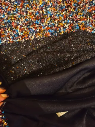 Vestido lentejuelas Green Coast