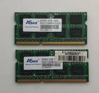 2x Asint DDR3 2GB 1333MHz RAM