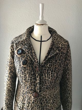 Abrigo Sabage Culture Animal Print