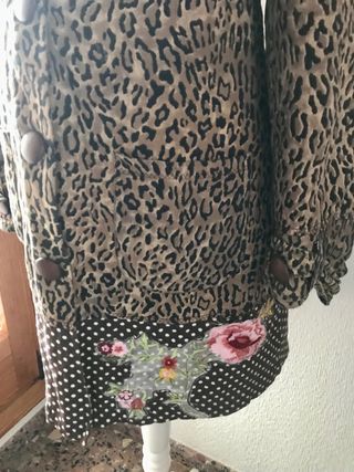 Abrigo Sabage Culture Animal Print