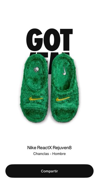 Chanclas Nike Reactx Rejuven8 verdes