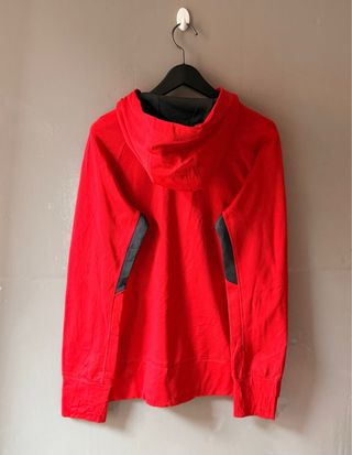 Sudadera Nike Therma-FIT Roja y Gris