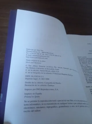 Mis ideas y opiniones (Albert Einstein)