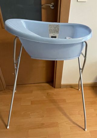 Bañera bebé con soporte ergonómico