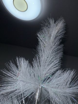 Árbol de Navidad Blanco con Destellos