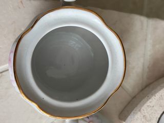 Set Zuccheriera e Lattiera Limoges Fiori Rosa