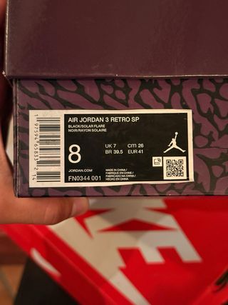 Jordan Retro 3 J Balvin Río ( FN034-001 )