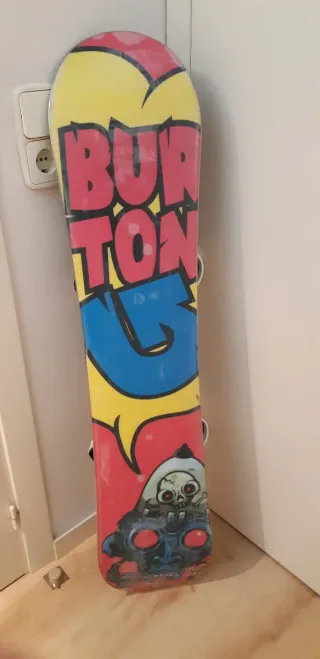 Snowboard Burton Junior con Fijaciones.