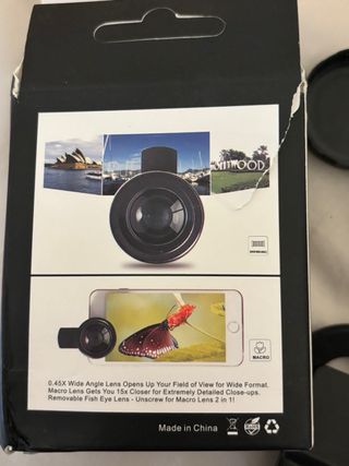 Lente Macro y Gran Angular para Móvil