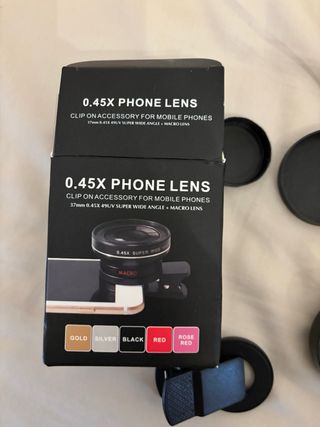 Lente Macro y Gran Angular para Móvil
