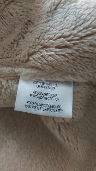 Cazadora Piel Marrón oscuro M