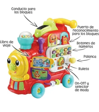 VTech-Baby Maxi Tren Andador Juguete Educativo