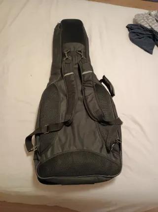 Funda para guitarra negra y azul