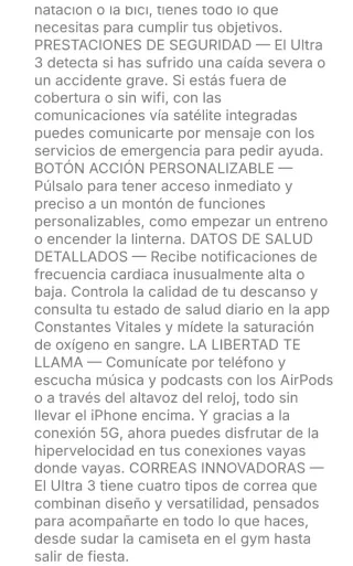 Apple Watch Ultra 3 Titanio Nuevo