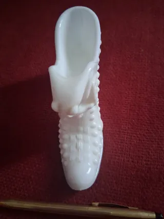 Juego 4 piezas vidrio leche blanco