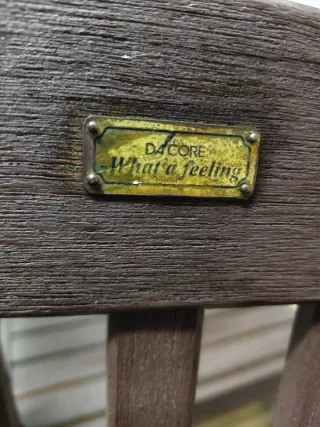 Sillas de exterior marrones