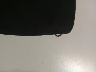 Falda larga negra Mango