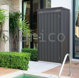 Caseta Armario Metálica Palladium 77x98x196 cm - Duramax