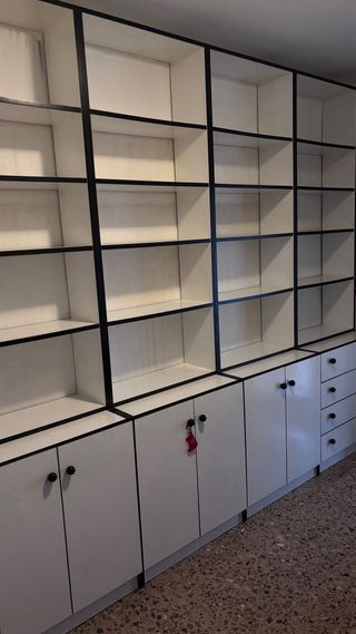 Estantería Modular Blanca y Negra