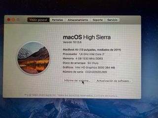 Apple MacBook Air Plata