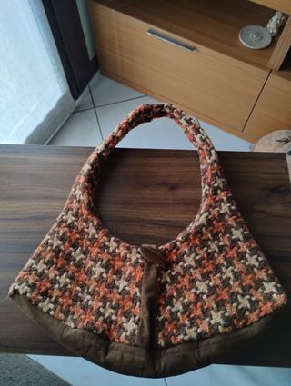Borsa a spalla L'immagine Onlus lana