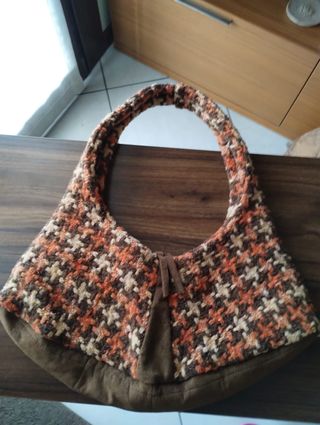 Borsa a spalla L'immagine Onlus lana