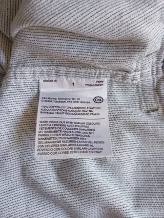 Camicia uomo maniche corte 3XL