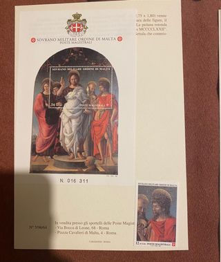 SMOM Francobolli Annata 1996 Completa