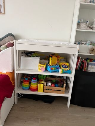 Cambiador Bebé blanco madera GULLIVER IKEA