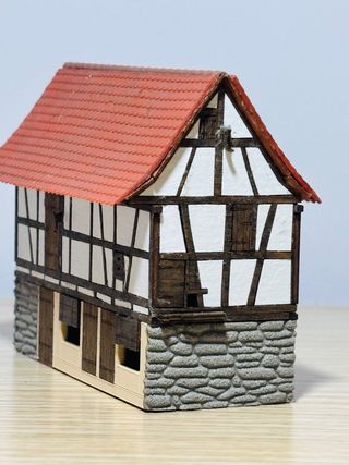 Establo/Granero N Escala 4x7x7cm